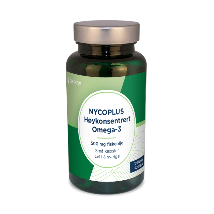 Boots Apotek Nycoplus Høy Omega3 Kaps 500 120 stk