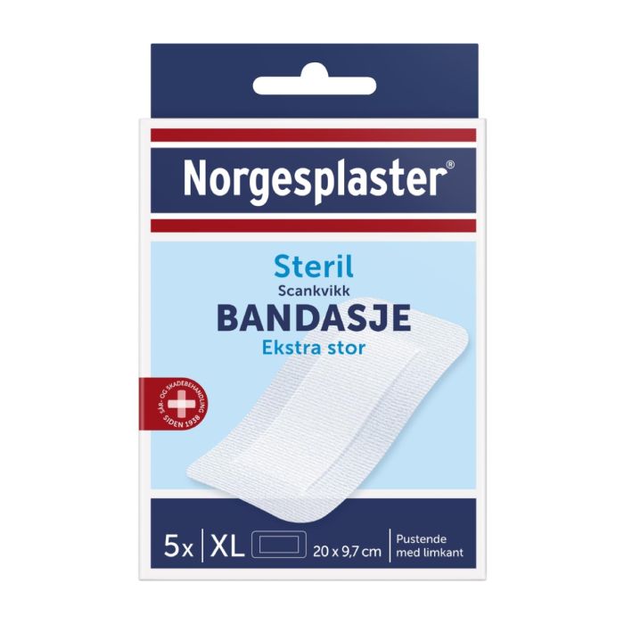 NP Scankvikk Bandasje sterile, 20x9,7 cm