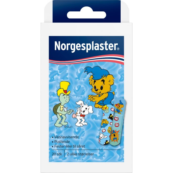 Norgeplaster Bamse 10x20pcs