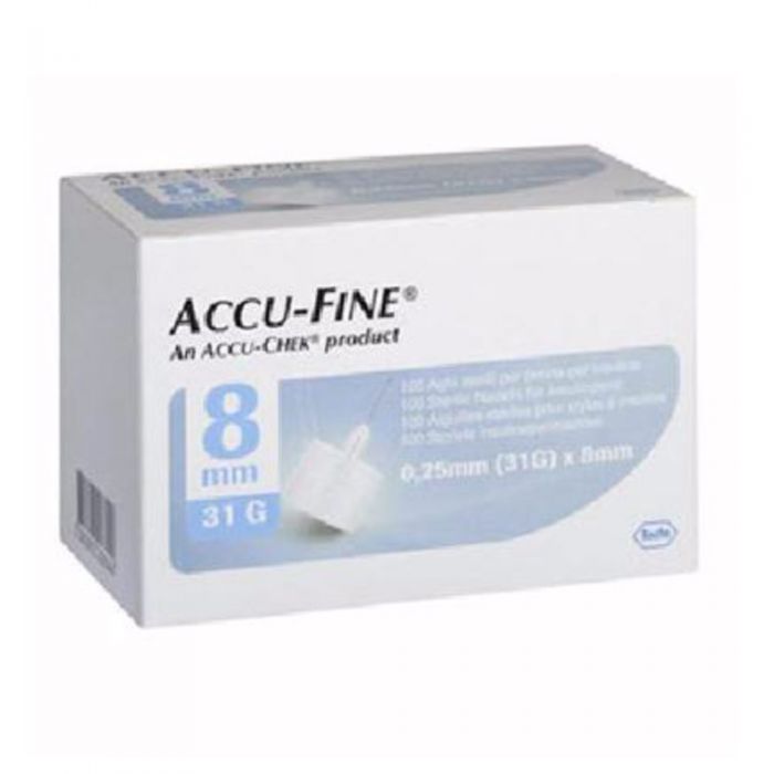 Accu-Fine Pen Needle 31G 8Mm 100 stk