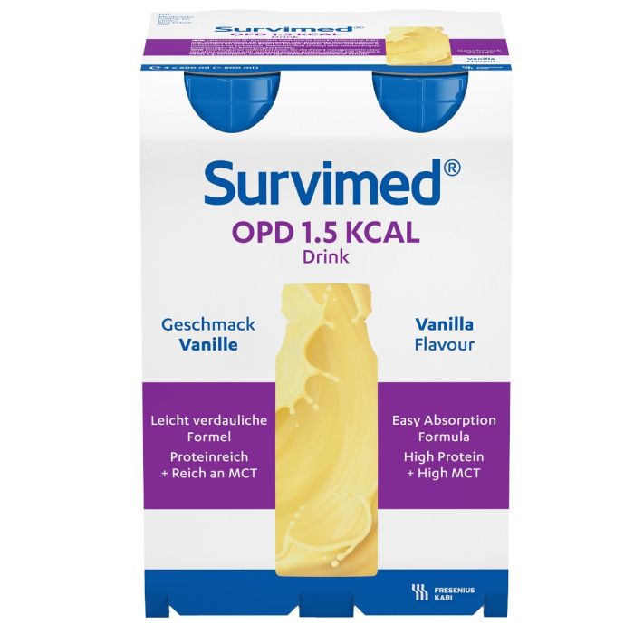 Survimed OPD 1,5 KCAL Drink Vanilje 4x200ml