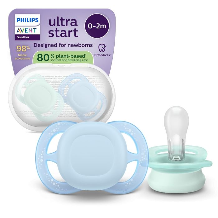 Philips Avent Ultra Start 0-2 måneder Blå/Grønn, 2stk