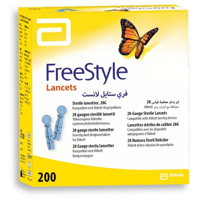 Freestyle Lancet 28G 200 stk