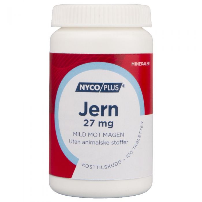 Nycoplus Jern 27mg tabletter 100 stk