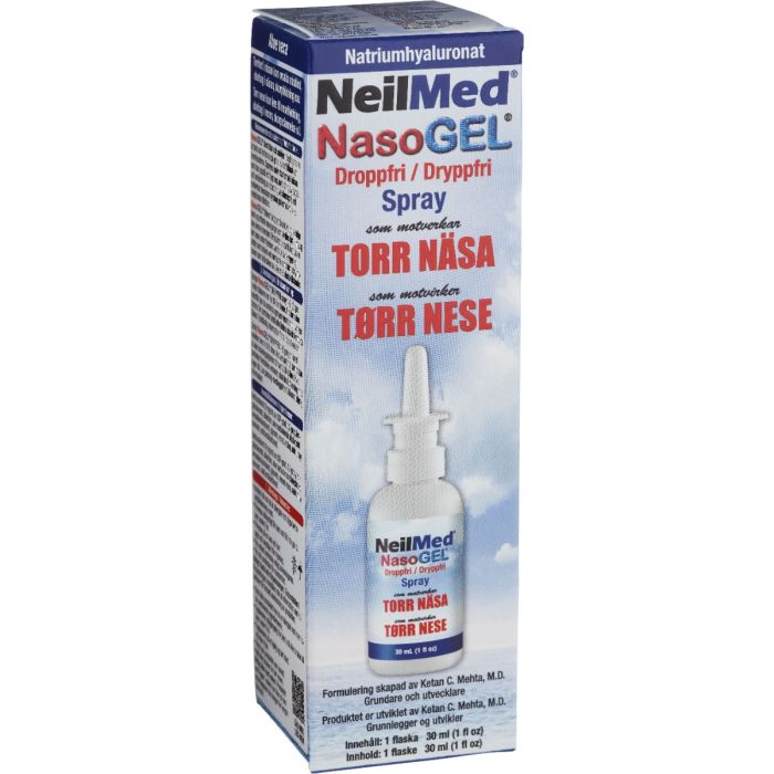 Neilmed Nasogel spray tørr nese, 30ml