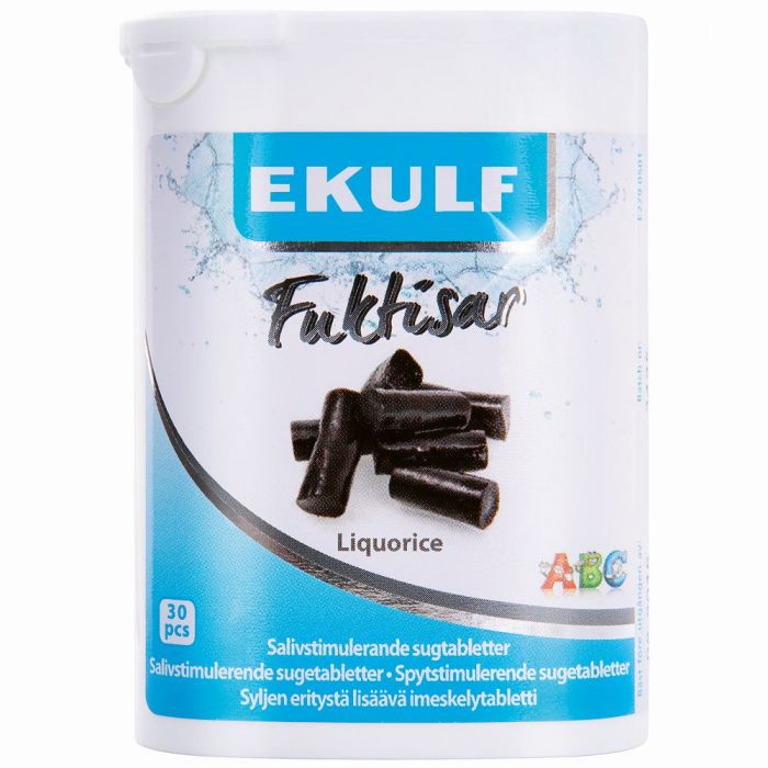 Ekulf Fuktisar Liquorice 30 stk