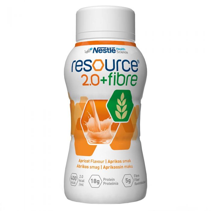 Resource 2,0+Fibre Aprikos 4X200 ml