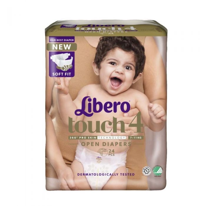 Libero Touch 4 åpen bleie 7-11kg