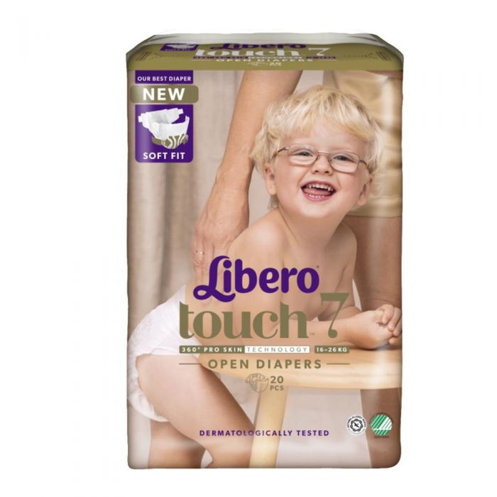 Libero Touch 7 åpen bleie 16-26kg
