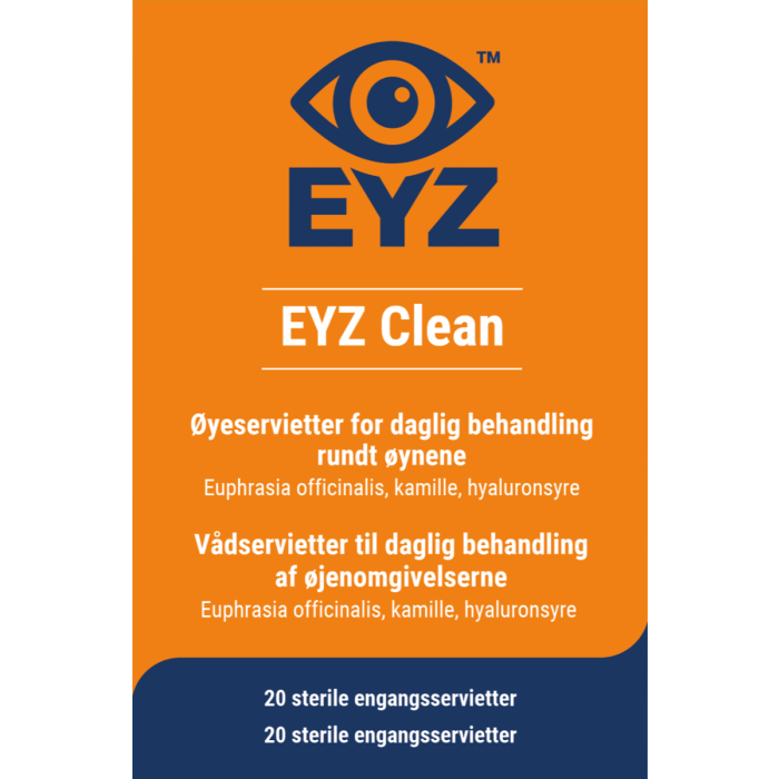 EYZ Clean øyeservietter 20 stk