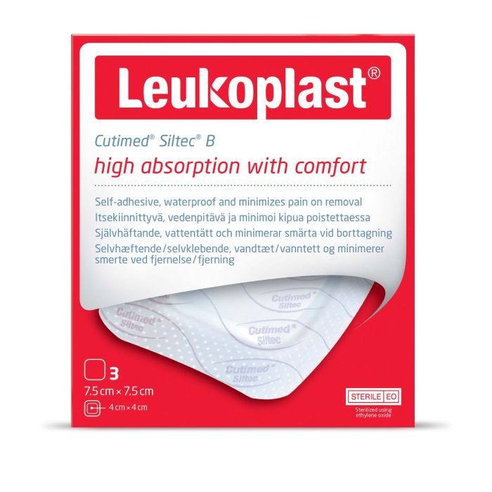 Leukoplast Cutimed Siltec B 7,5 x 7,5 cm