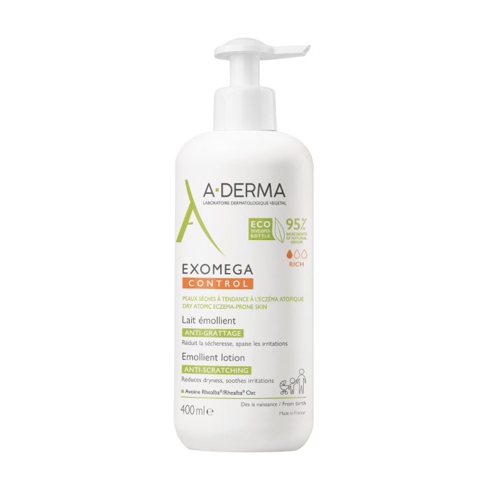 A-Derma Exomega Control Lotion, fuktighetskrem 400ml