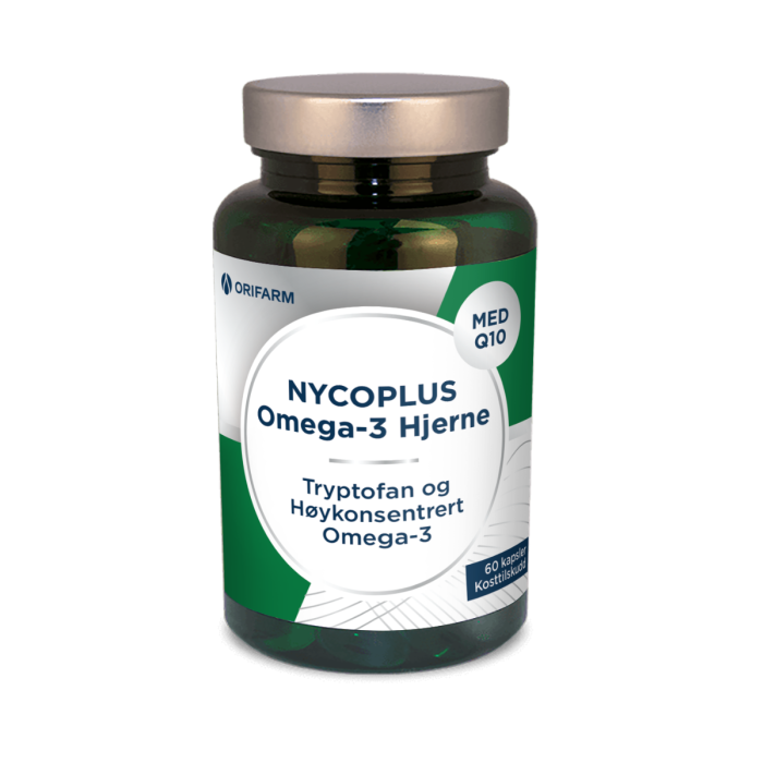 Nycoplus Omega-3 Hjerne, Q10 & Tryptophan