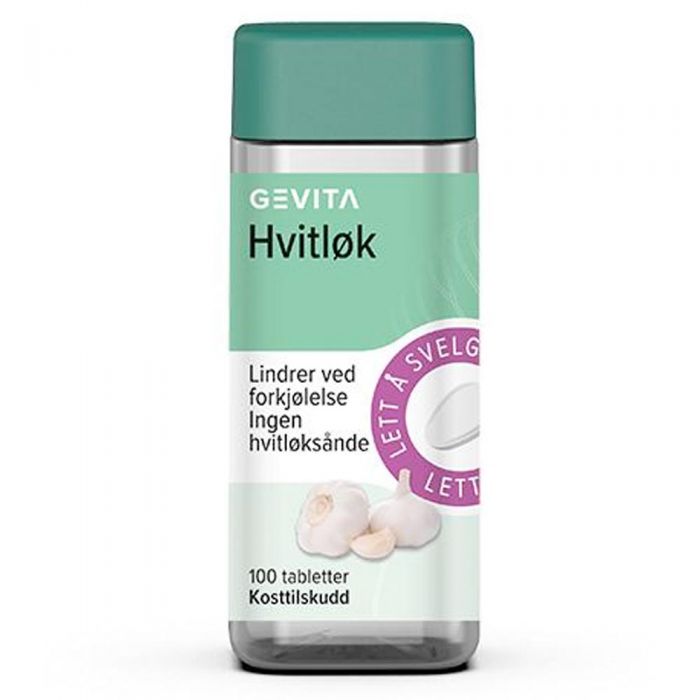 Gevita Hvitløk tabletter 100 stk