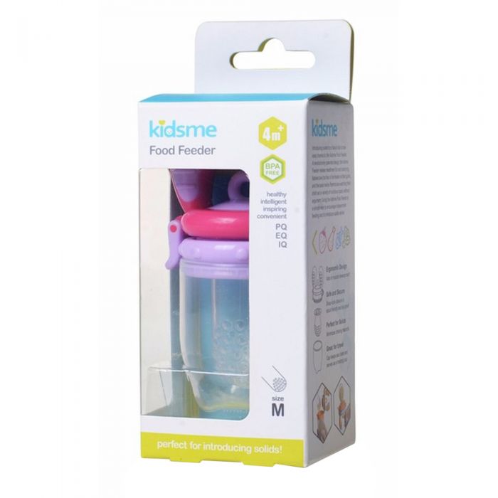 Kidsme Food Feeder Rosa 1 stk