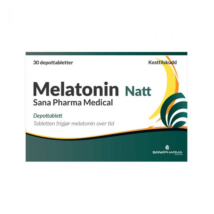 Melatonin Natt 1 mg depottablett 30 stk