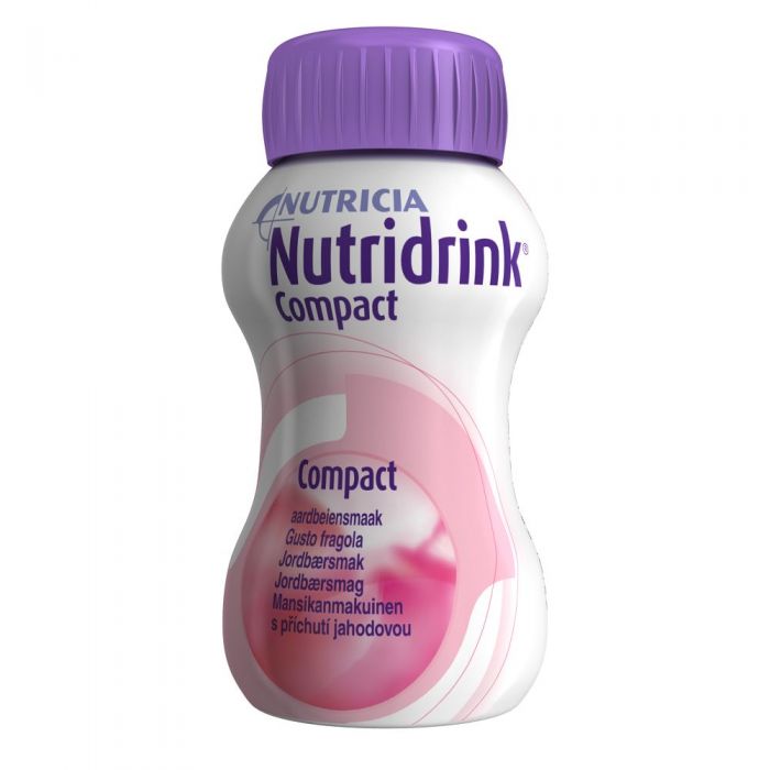 Nutridrink Compact Jordbær 4X125 ml