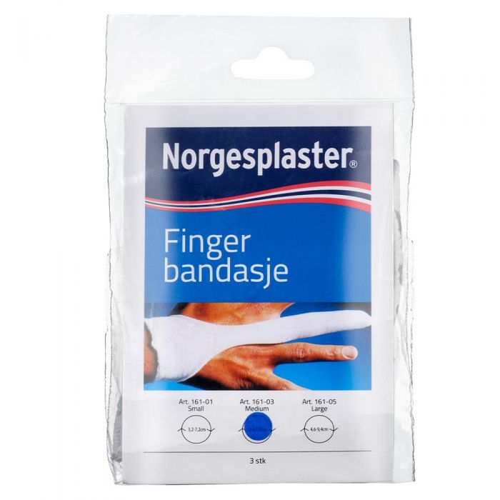 Norgesplaster Fingerbandasje M 3 stk