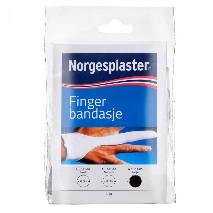 Norgesplaster Fingerbandasje L 3 stk