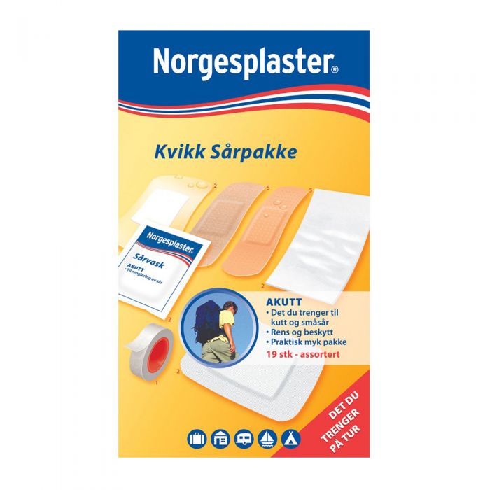 Norgesplaster Kvikk Sårpakke 1 stk
