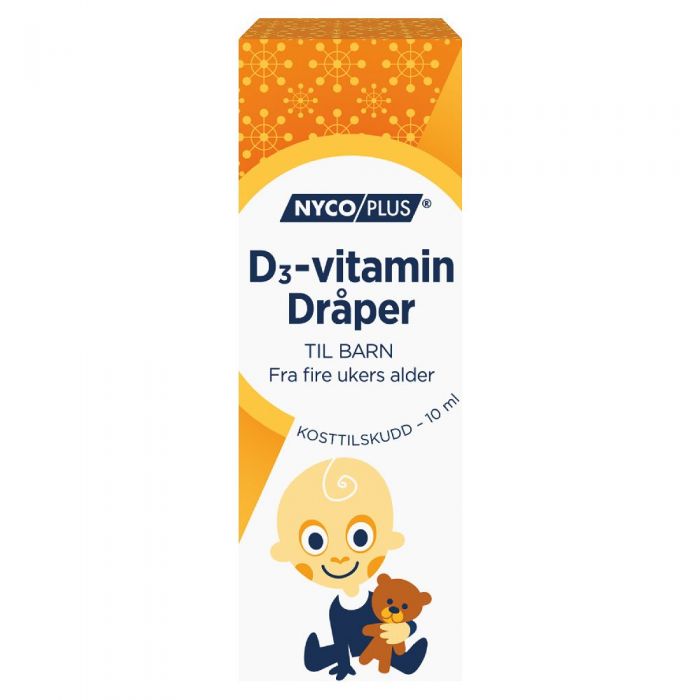 Nycoplus D3-vitamin Dråper til barn 10ml