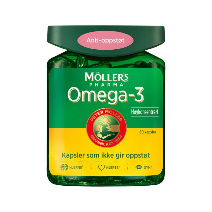 Möller's Pharma Omega-3 Anti-oppstøt
