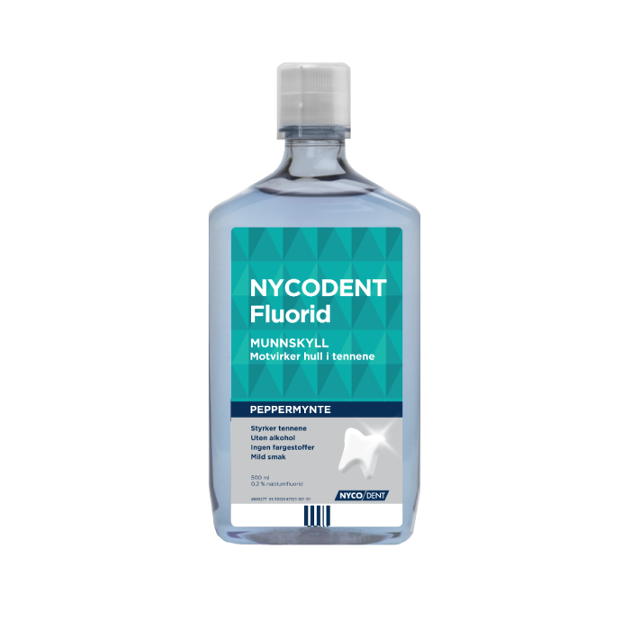 Nycodent Fluorid med Peppermyntesmak 500 ml