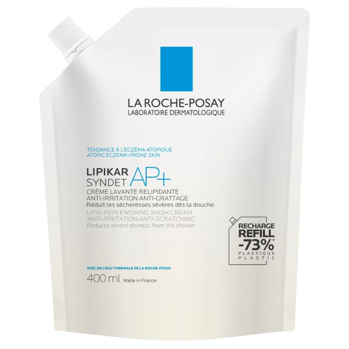La Roche-Posay Lipikar Syndet AP+ dusjgelekrem refill 400ml