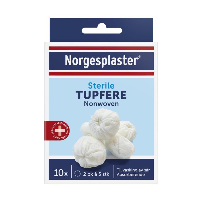 Norgesplaster Steril Tupfere 10 stk