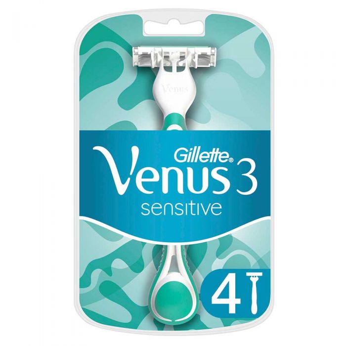 Gillette Venus3 Sensitive Engangshøvler For Kvinner,