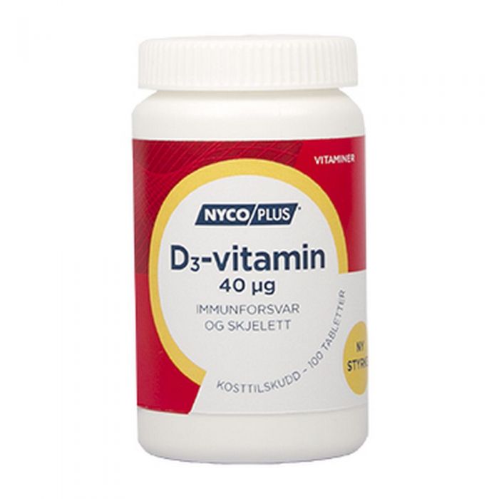 D3-Vitamin Tablett 40 mcg 100 stk