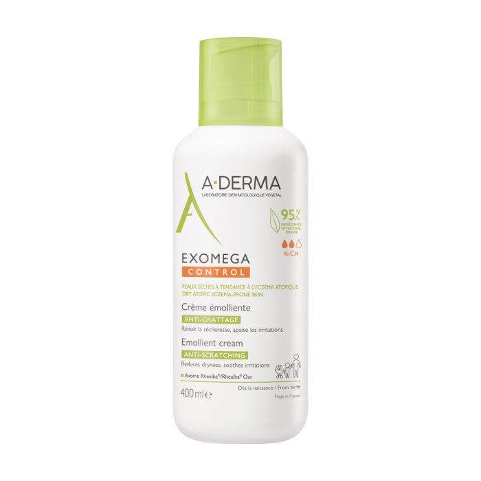 A-Derma Exomega Control Cream, fuktighetskrem 400ml