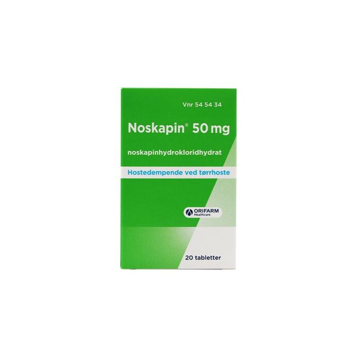 Noskapin tabletter 50 mg 20 stk