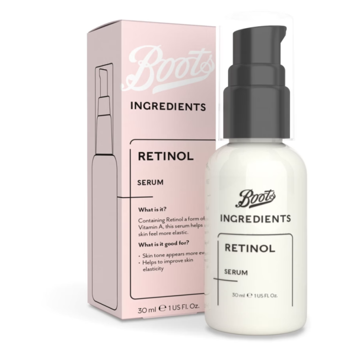 Boots Ingredients Retinol Serum 30ml