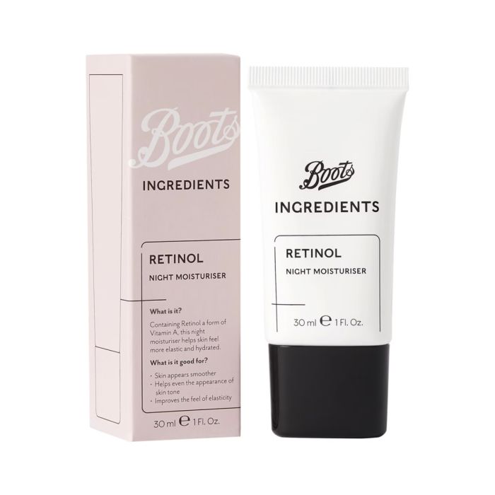 Boots Ingredients Retinol Night Moisturiser ansiktskrem 30ml