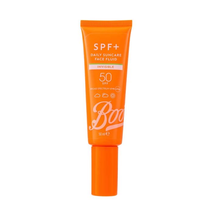 Boots SPF+ Usynlig solkrem til ansikt SPF 50