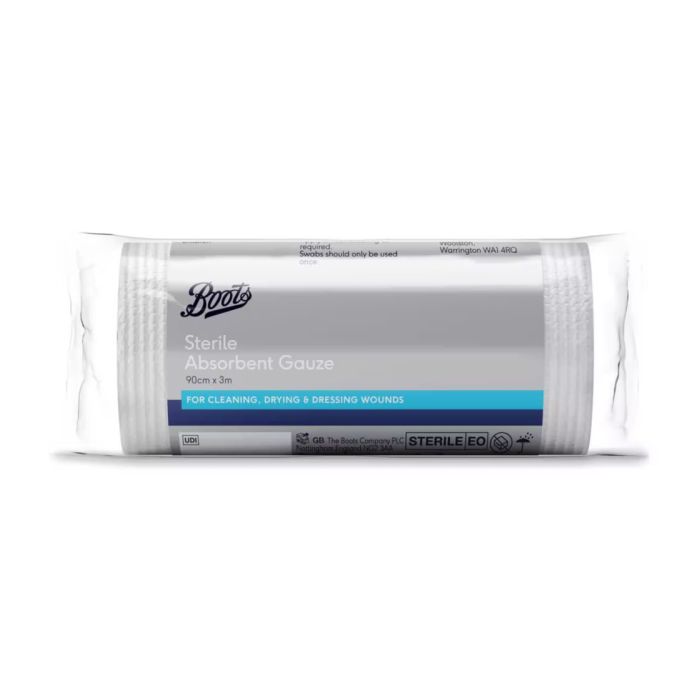 Boots Steril Absorberende Gasbind, 3 m x 90 cm