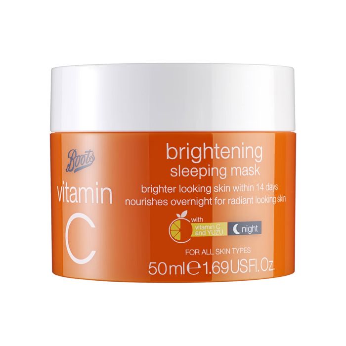 Boots Vitamin C Brightening ansiktsmaske natt 50ml
