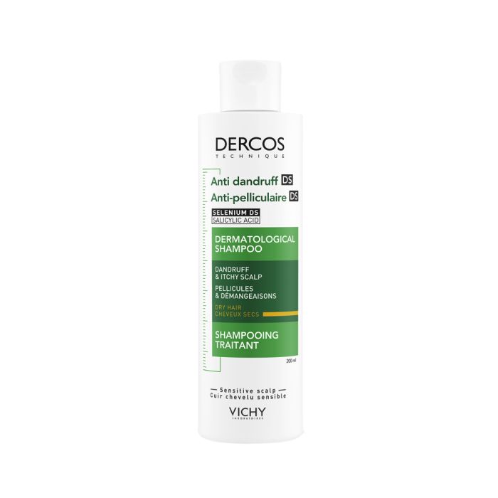 Vichy Dercos Anti-Dandruff Sjampo til tørr hodebunn 200ml
