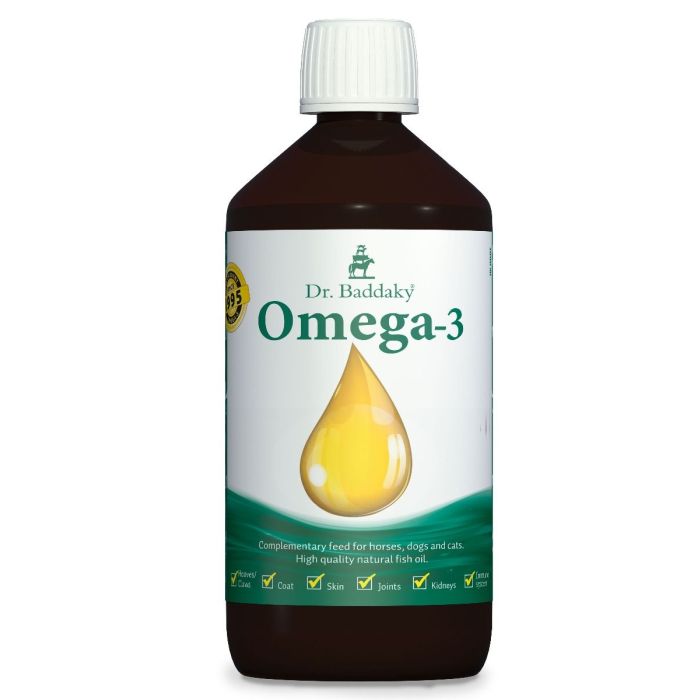 Dr Baddaky vet omega-3 olje 1000ml