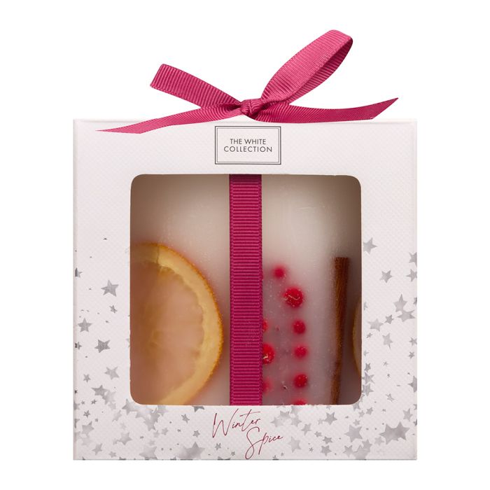 The White Collection Winter Spice Botanical Candle 580g