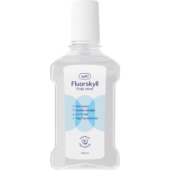 Nytti Fluorskyll Frisk Mint 500ml