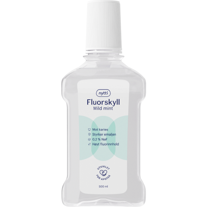 Nytti Fluorskyll Mild Mint 500ml