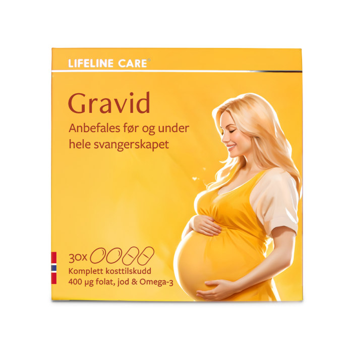 Lifeline Care Gravid Kosttilskudd tabletter og kapsler 4X30 stk