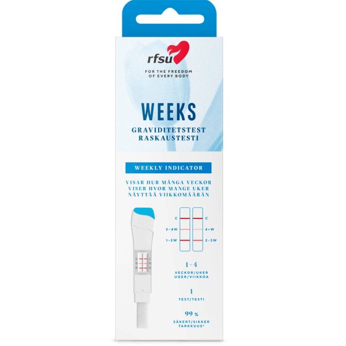 Rfsu graviditetstest weeks 1 stk Rfsu graviditetstest weeks 1 stk