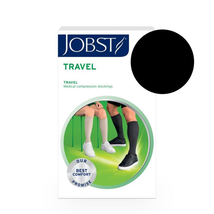 Jobst Travel K1 Kne Sort 4 43/ 1 par