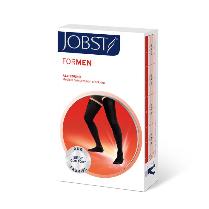 Jobst for Men K1 Lår Sort M 1 par