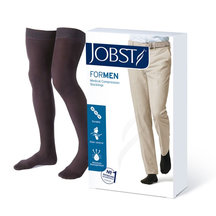 Jobst for Men K2 Lår Sort S 1 par