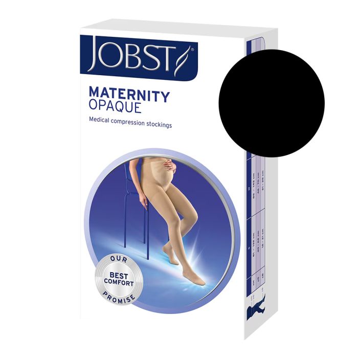JOBST Maternity Opaque kkl 1 Strømpebukse, S Sort