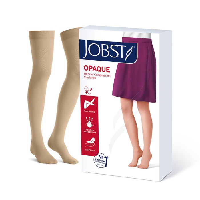 Jobst Opaque K1 Lår Natur XL 1 par